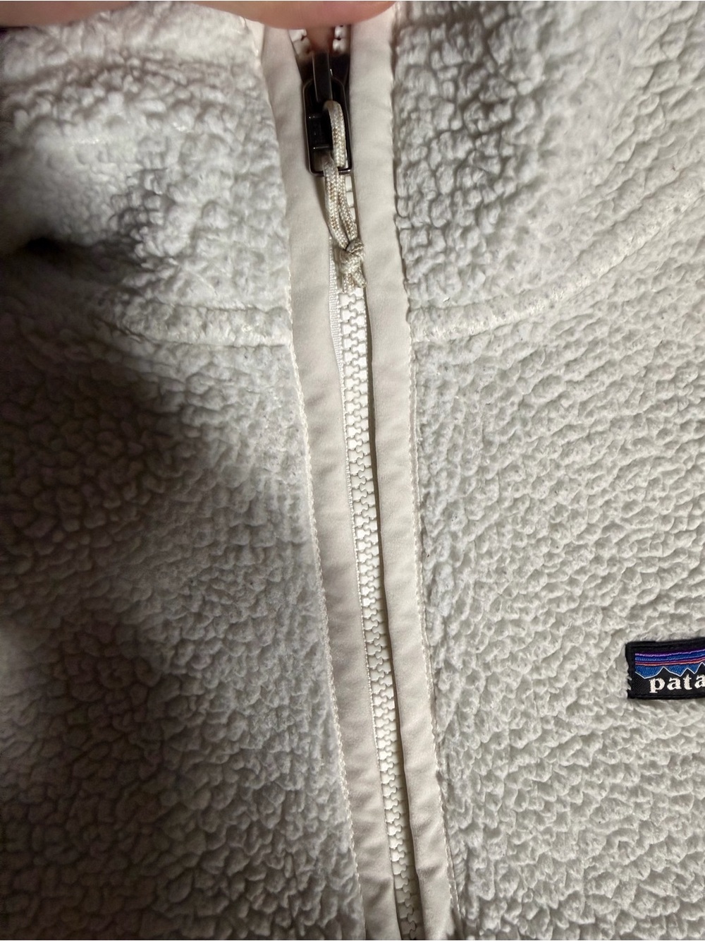 Patagonia Women's Cream Sherpa Zip Jacket